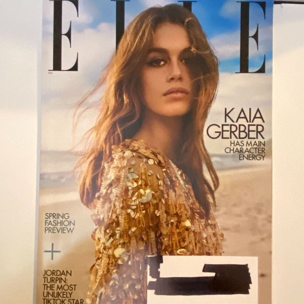 Elle March 2023 Kaia Gerber Main Character Energy Spring Fashion Tiktok Star